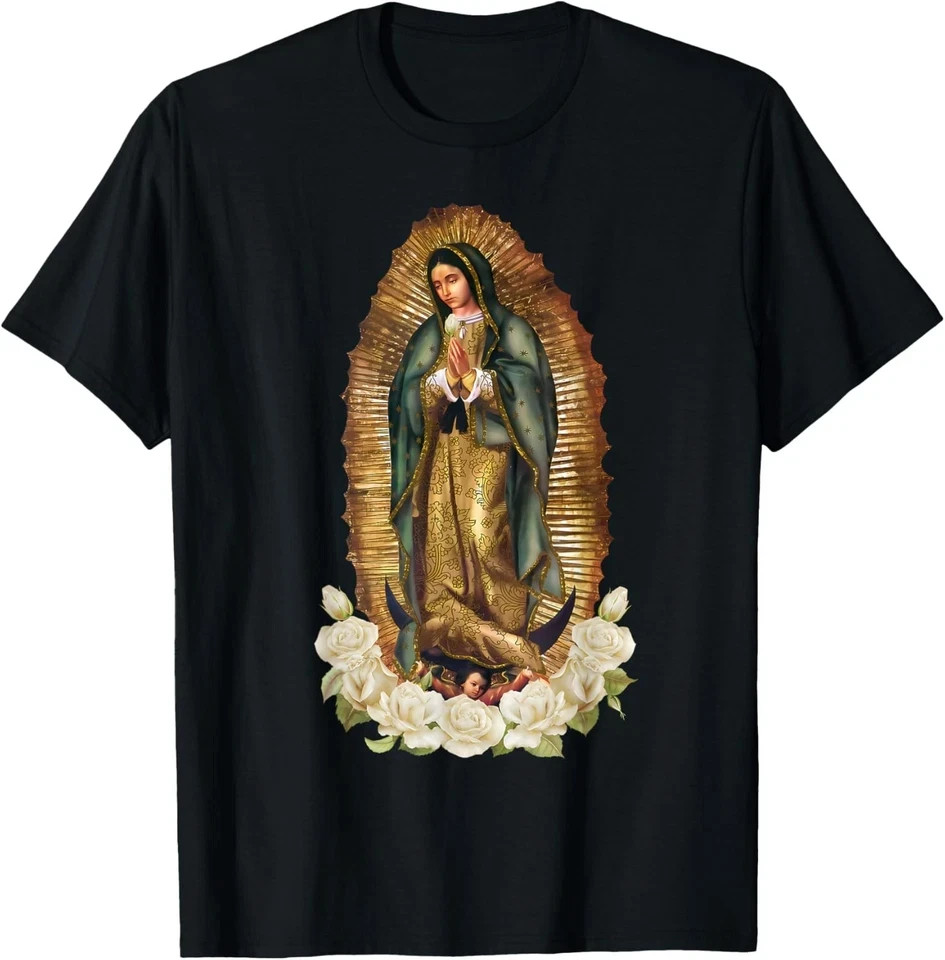 Our Lady of Guadalupe Virgin Mary Catholic Saint T-Shirt size S to 5XL