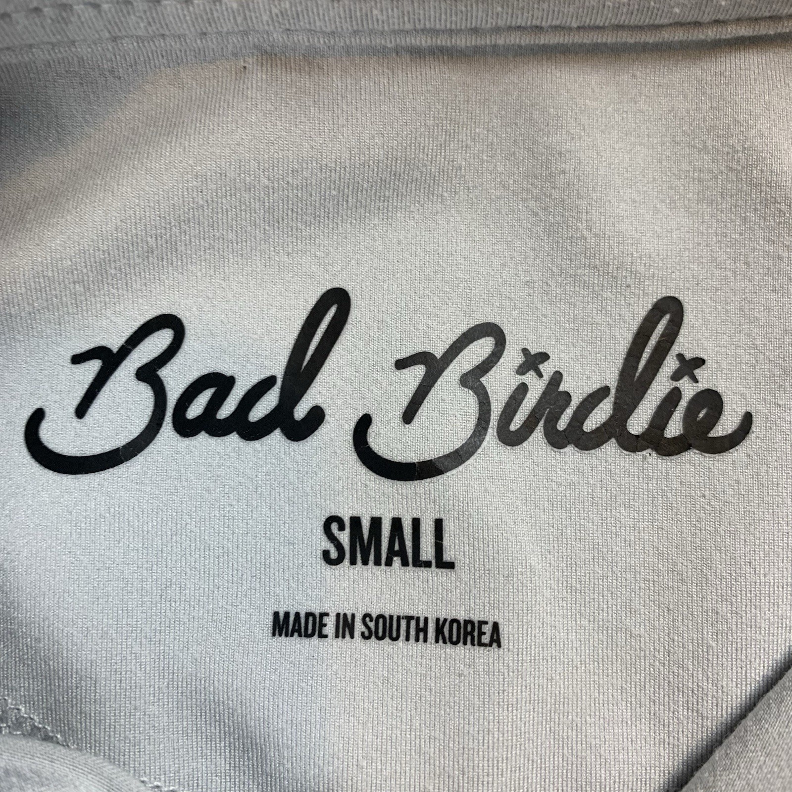 Bad Birdie 1/4 Zip Pullover Men’s S Gray Stretch Performance Golf