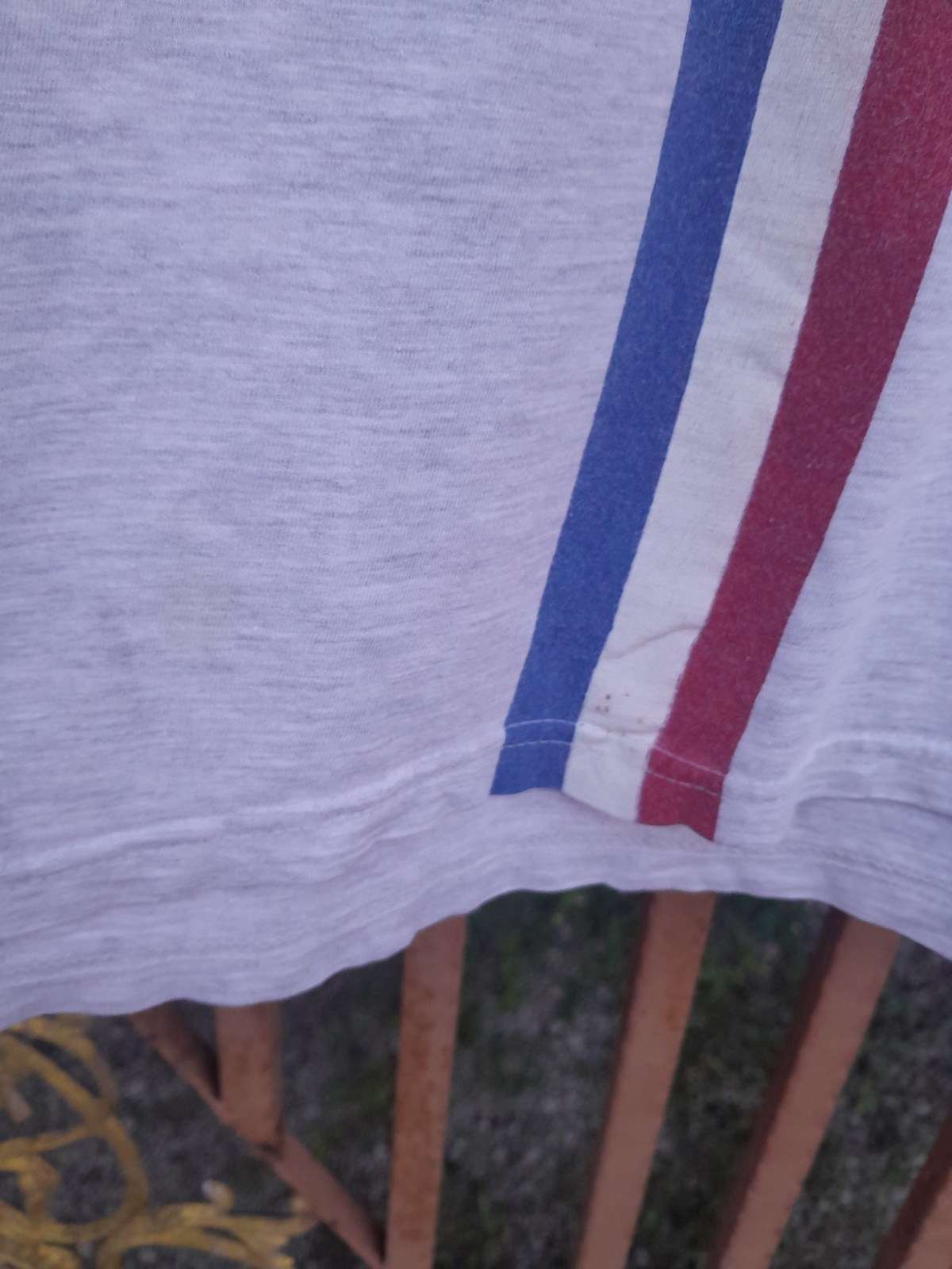 Vintage France 98 World Cup T Shirt Footix Mascot Coupe Du Monde Tee Gray AS IS