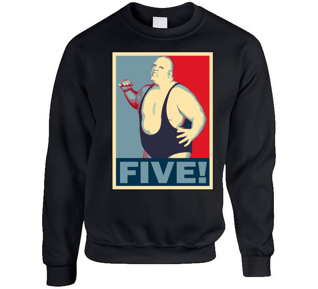 King Kong Bundy Hope Wrestling Five T Shirt