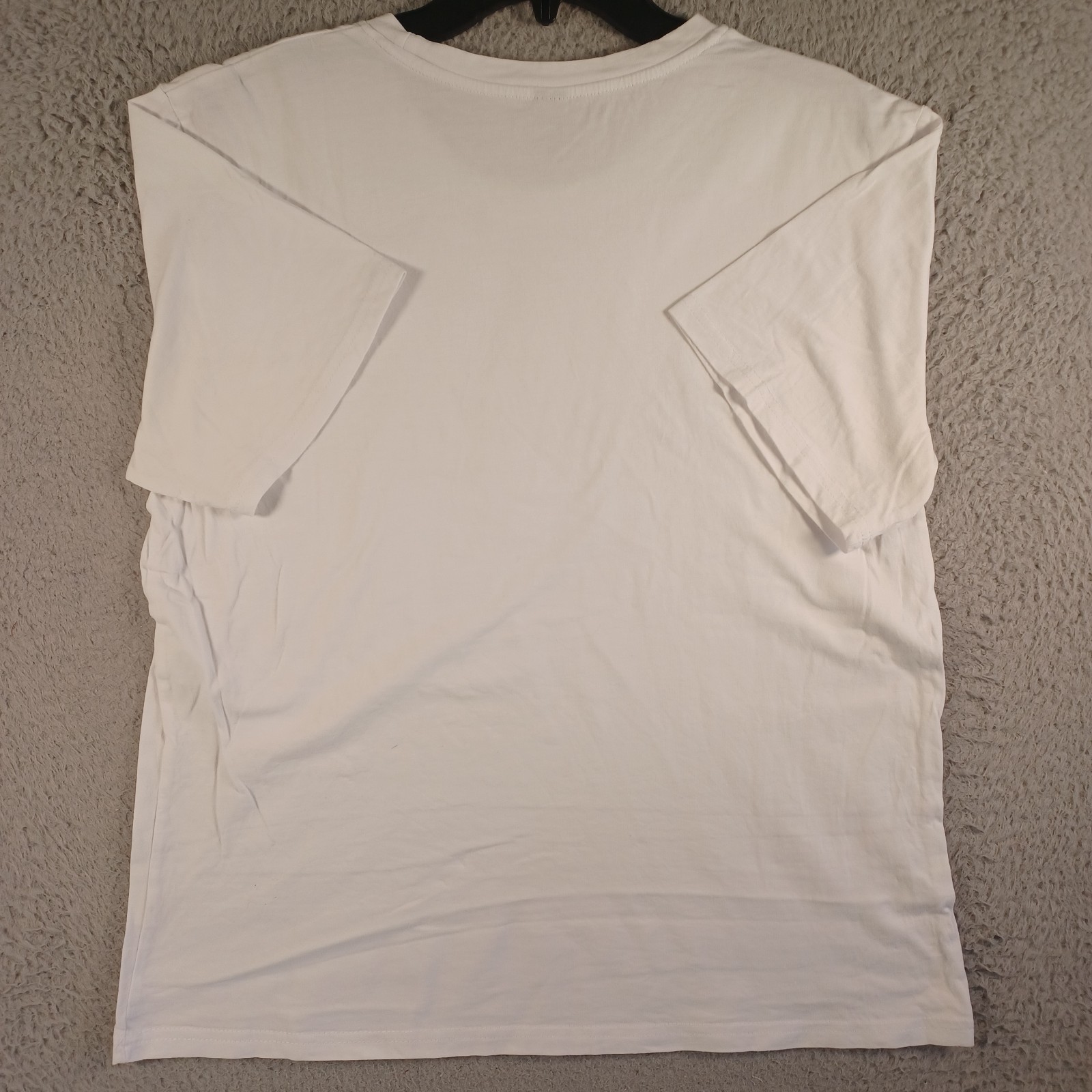 ROMWE Thunder And Lightning Mens White T-Shirt Size Large 1989 Best Quality Soft
