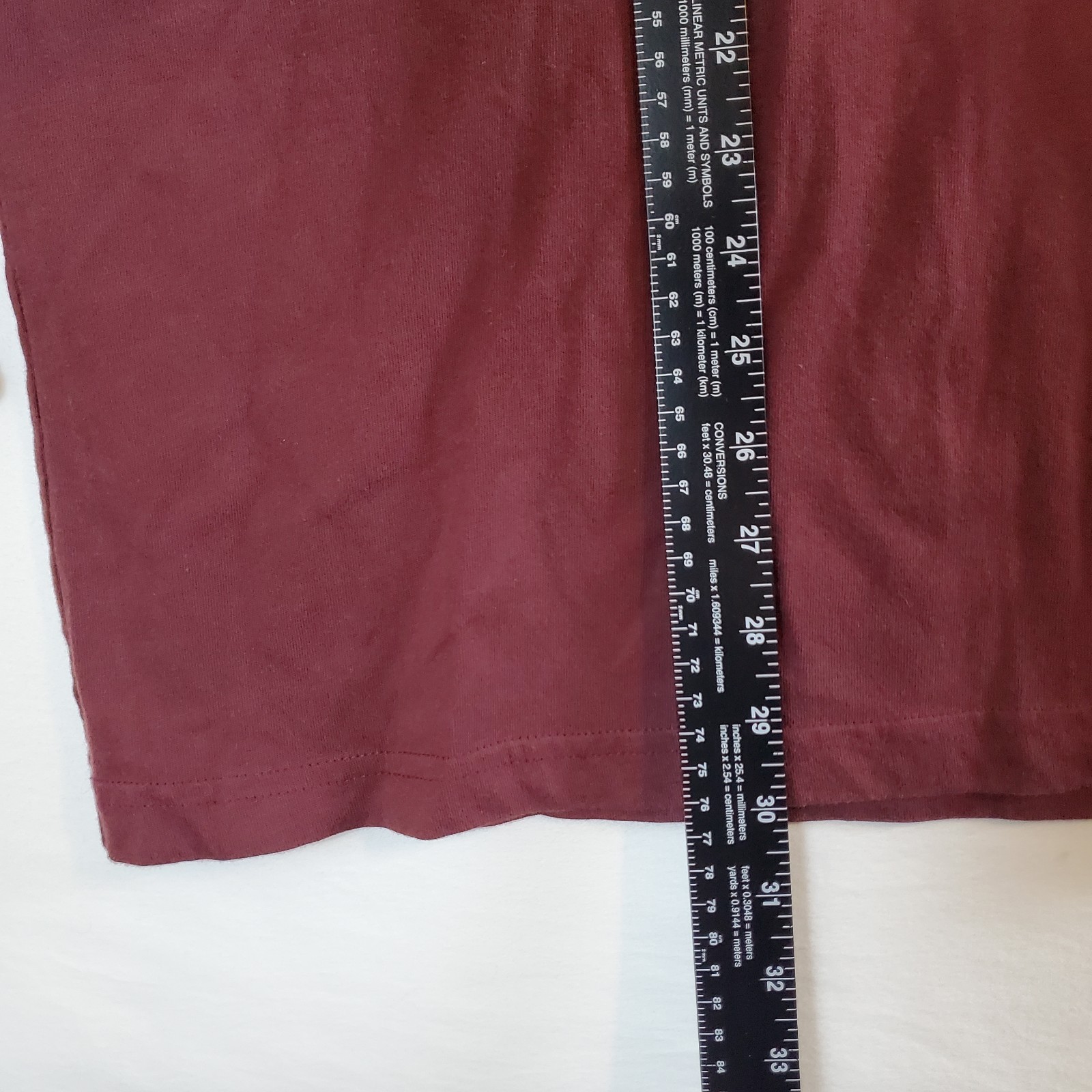 Cabela’s Maroon Made in Canada – L Reg High Neck TShirt T Shirt Top Hunting