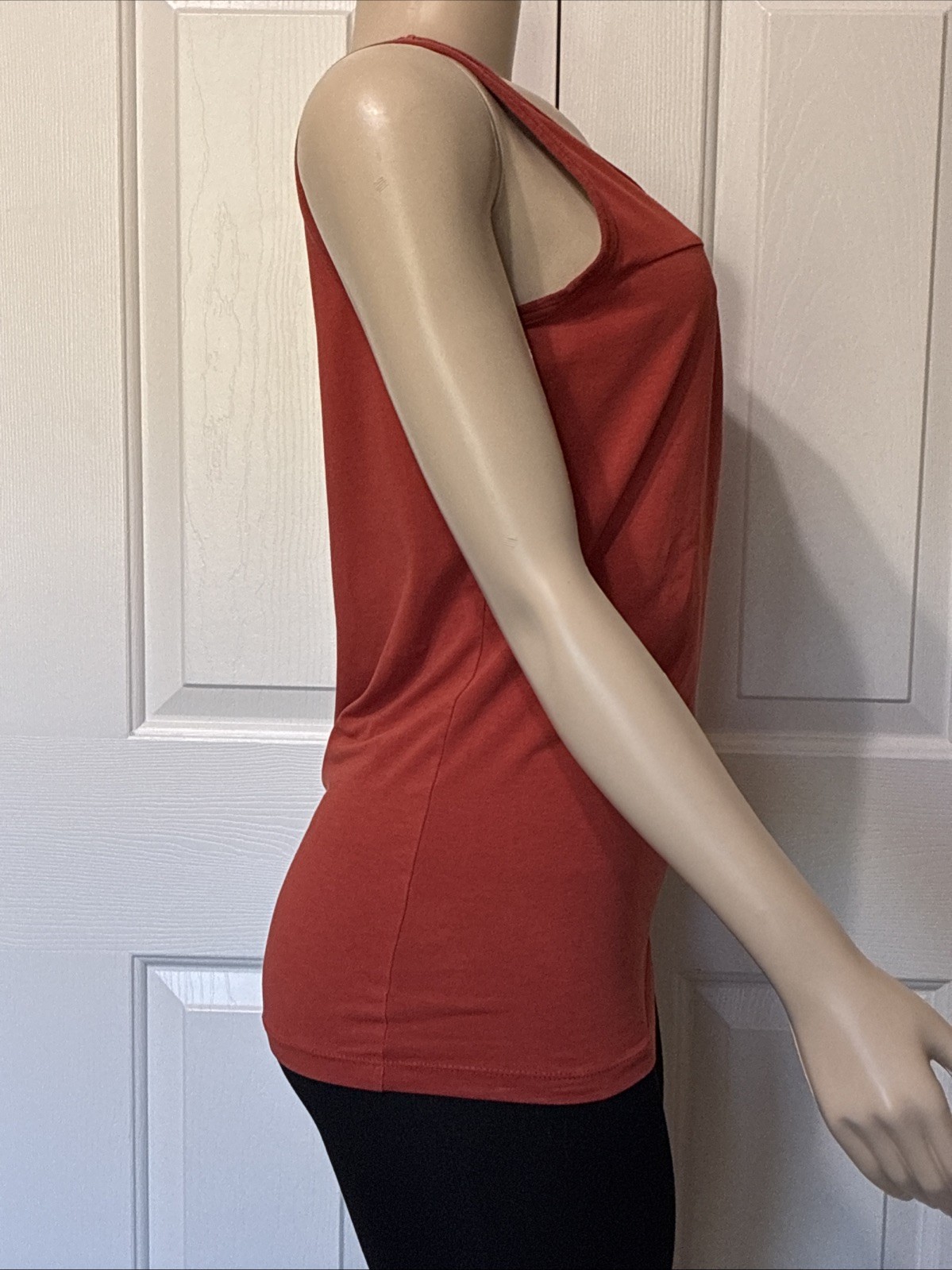 Spiegel Burnt Orange Scoop Neck Sleeveless Tank Top Size Medium