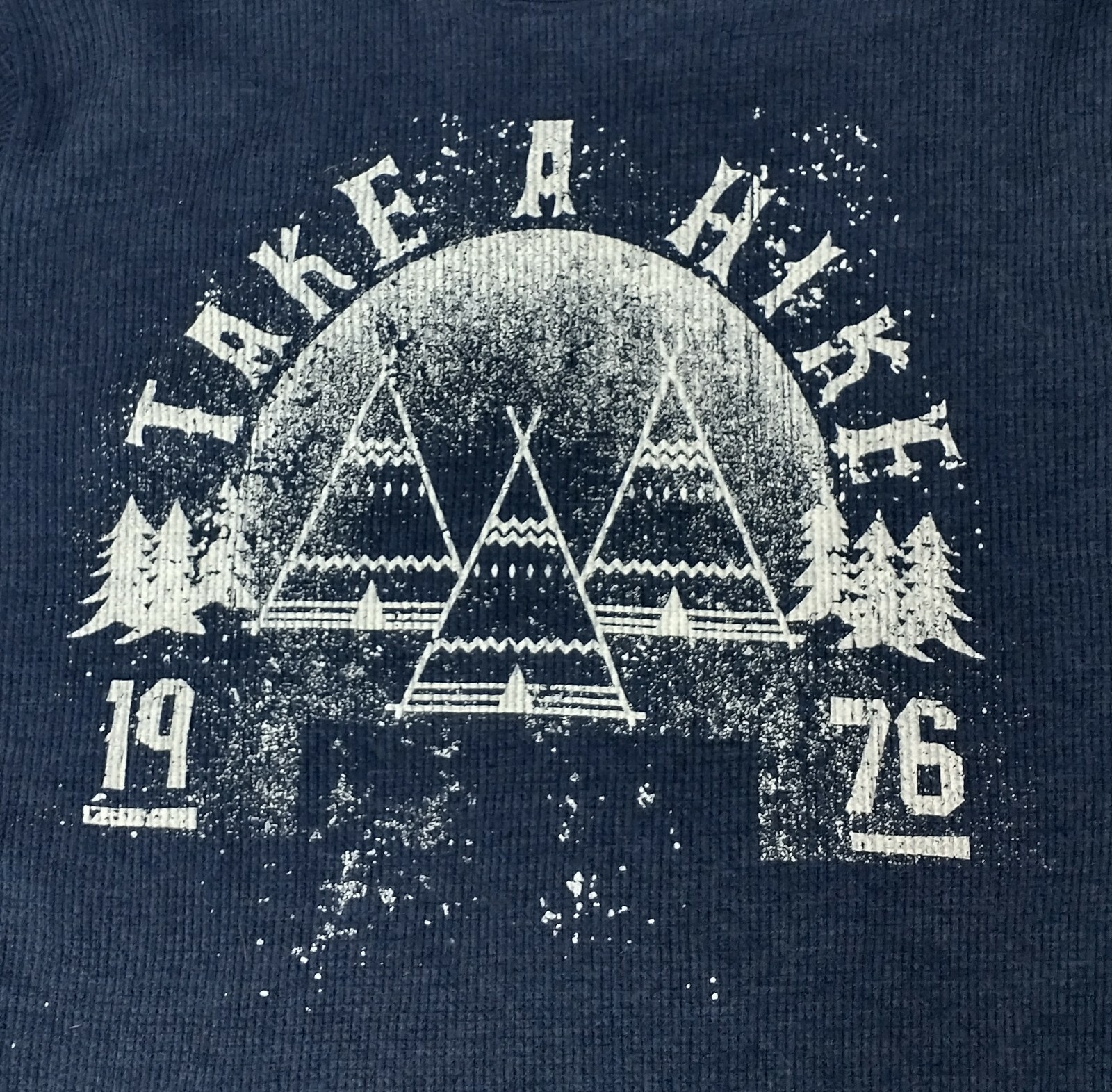 True Craft Blue Mens Size L Thermal Long Sleeve Knit Shirt (NEW) Hiking Camping