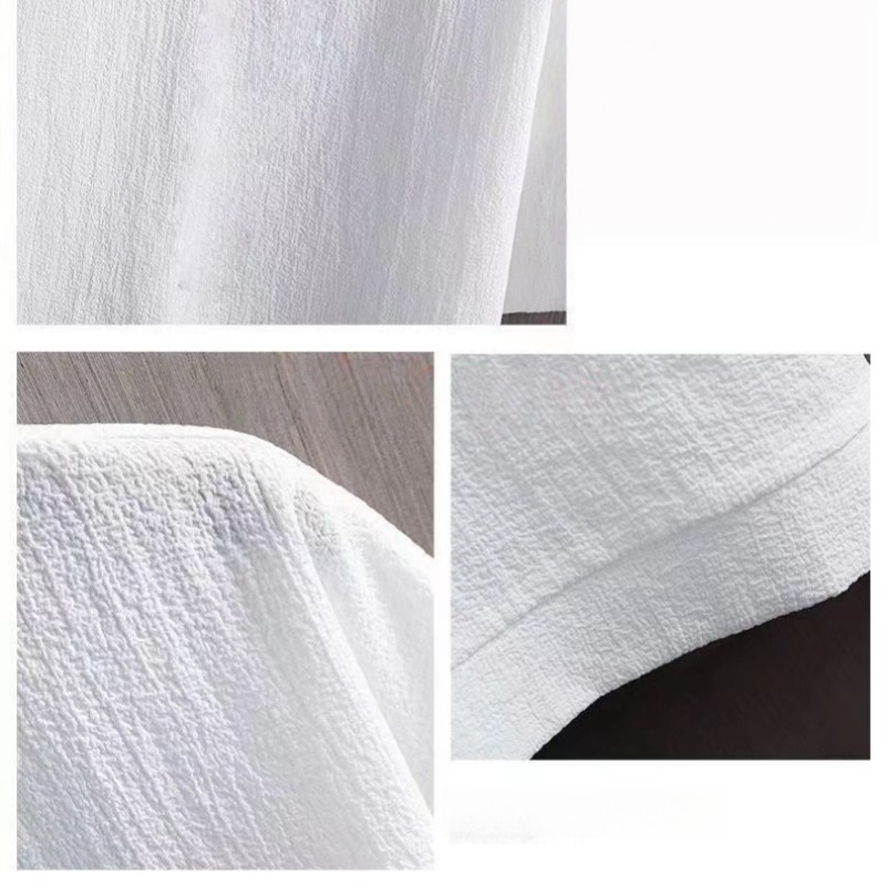 New Men’s Polyester Fiber Plain Crew Neck Ice Silk Short Sleeves T-Shirt M-3XL