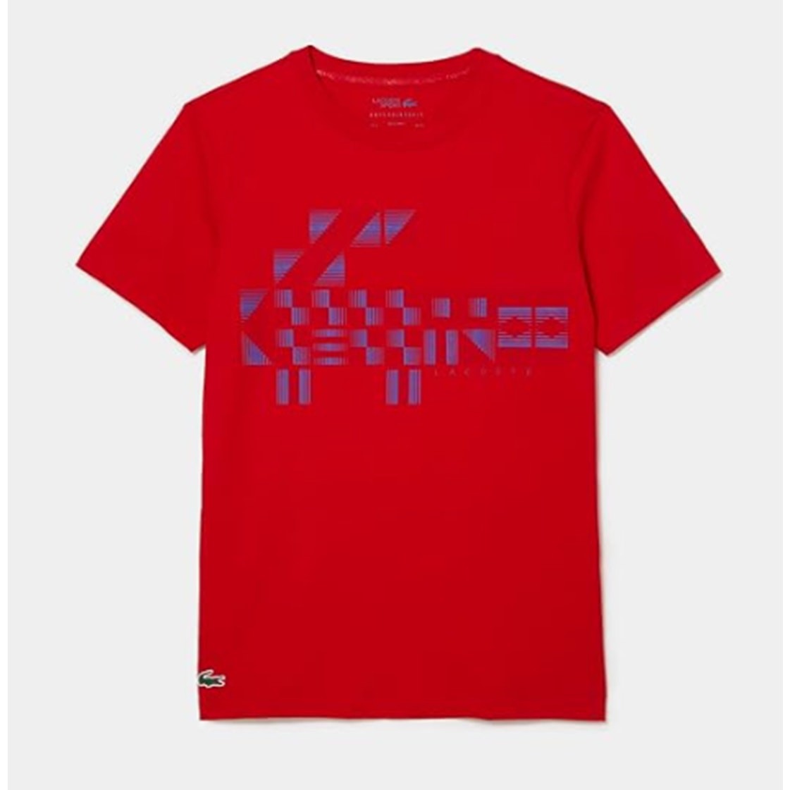 Lacoste Men’s Sport Novak Djokovic Printed T-Shirt Red XL