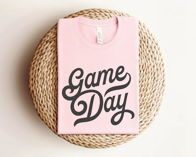 Game Day Comfort Tee Shirt Fan Apparel Soft Relaxed Fit