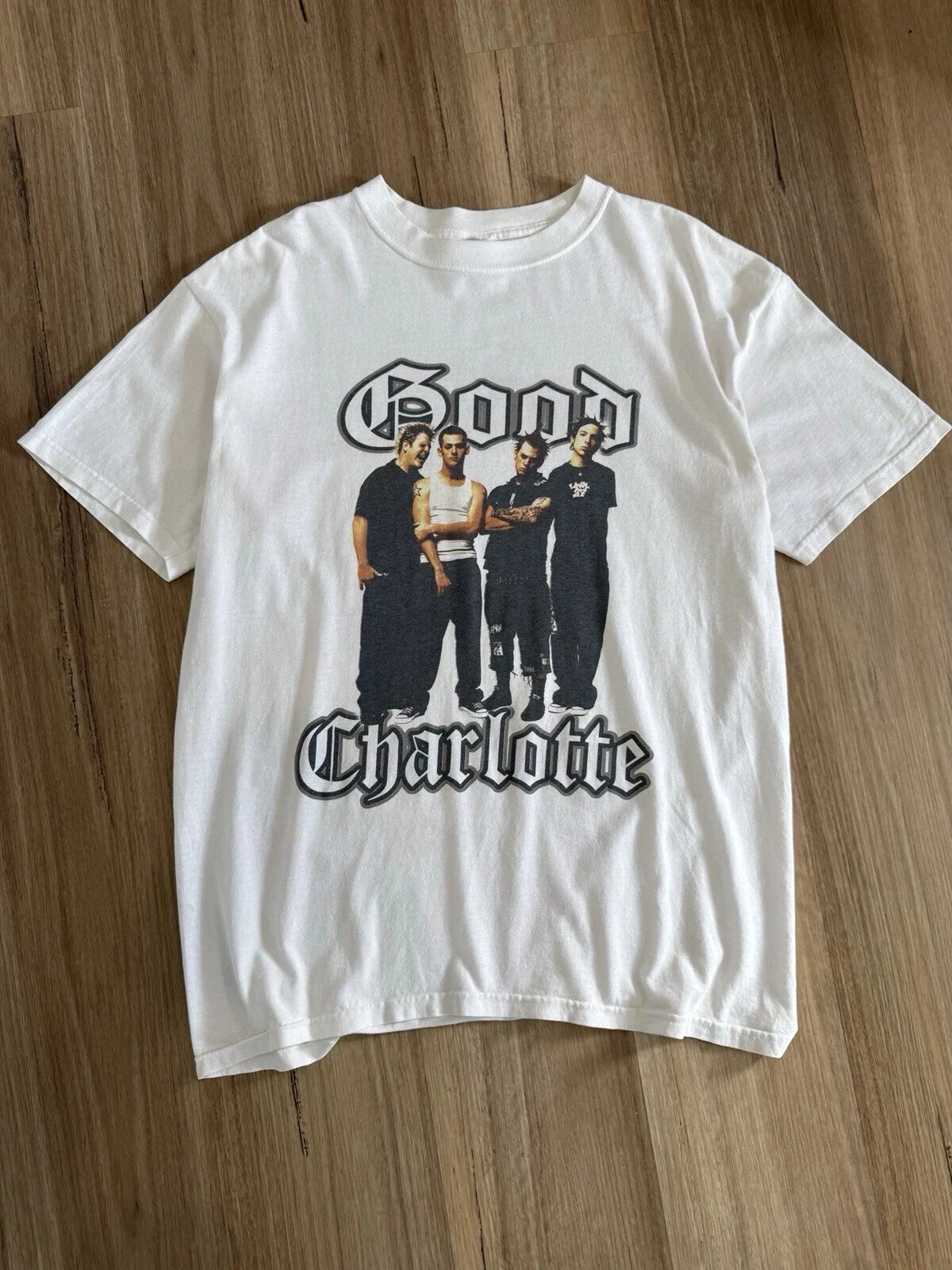 Vintage 2003 Good Charlotte Tour Band T-Shirt Y2K Rare