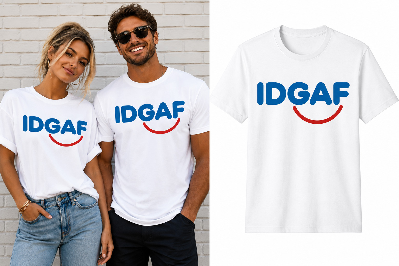 I Don’t Give A F…IDGAF T-Shirt All Size XS, S, M, L, XL, 2XL (XS-2X)