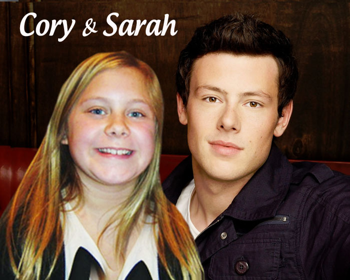 Your picture on a custom T shirt with Cory Monteith Glee Monte Carlo Sisters and