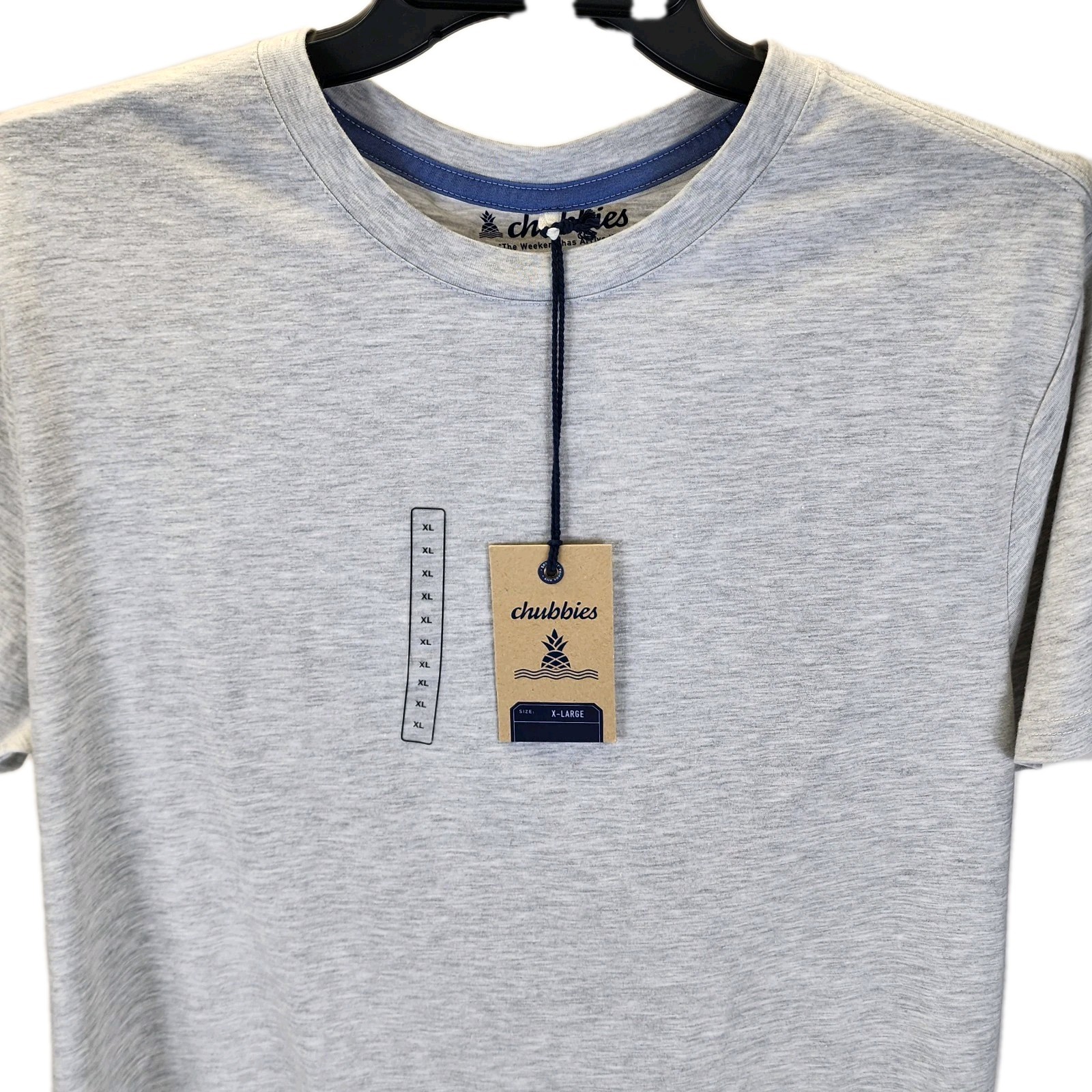 Chubbies T-Shirt Men’s XL Friday At Five Non Pocket Graphic Gray New Shirt Tags
