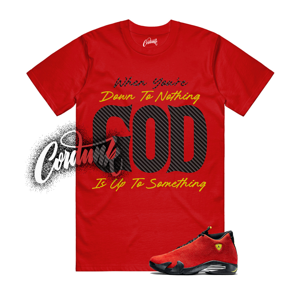 14 Red Black Yellow Carbon Fiber Challenge Anthracite T Shirt Match UTS