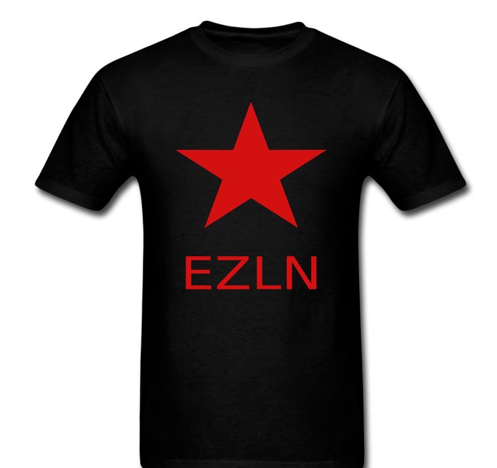EZLN Zapatista Star Zapata War T-shirt Tee