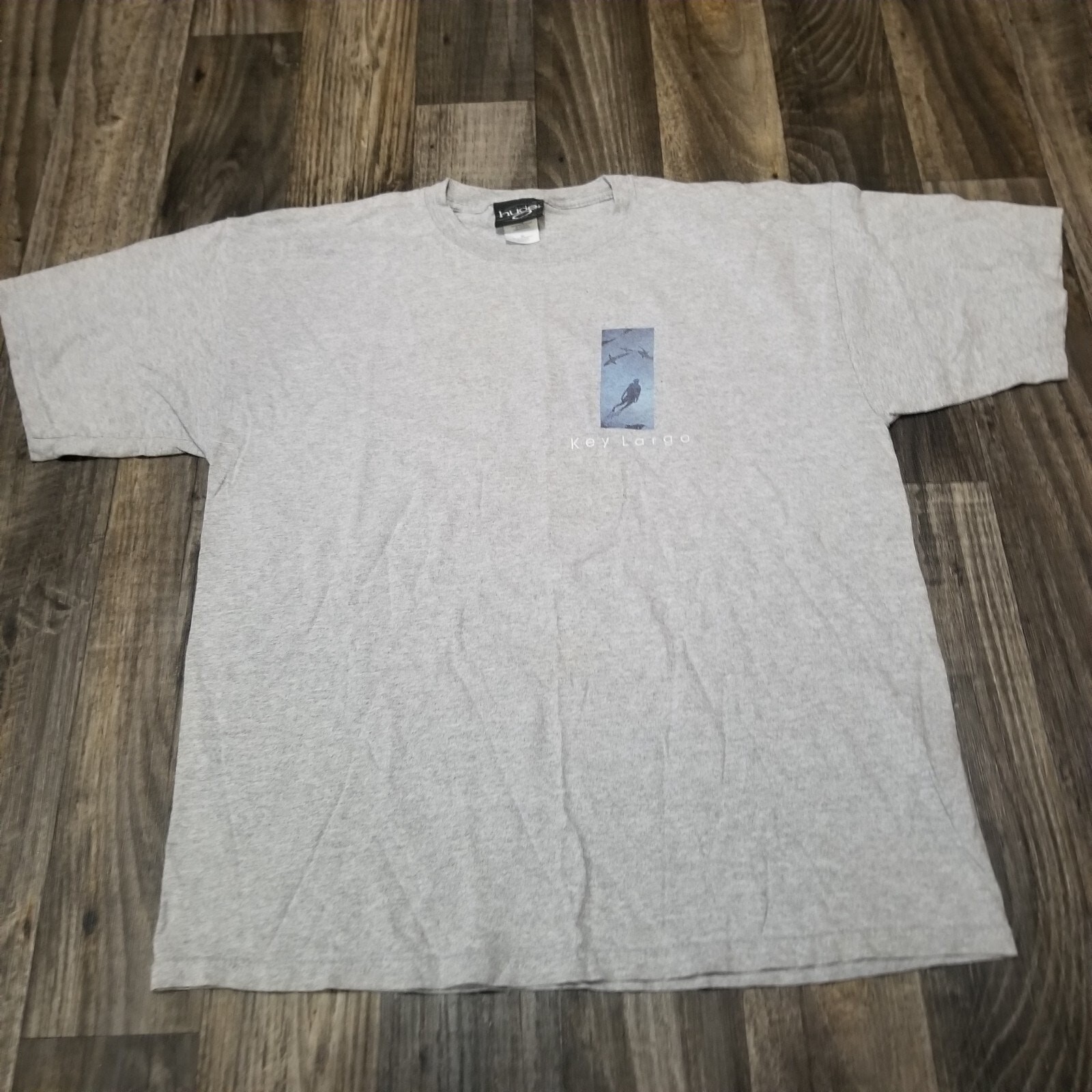 VTG 2000s Huge Brand T Shirt Mens XL Gray Stuart’s Cove Bahamas Diving Y2k