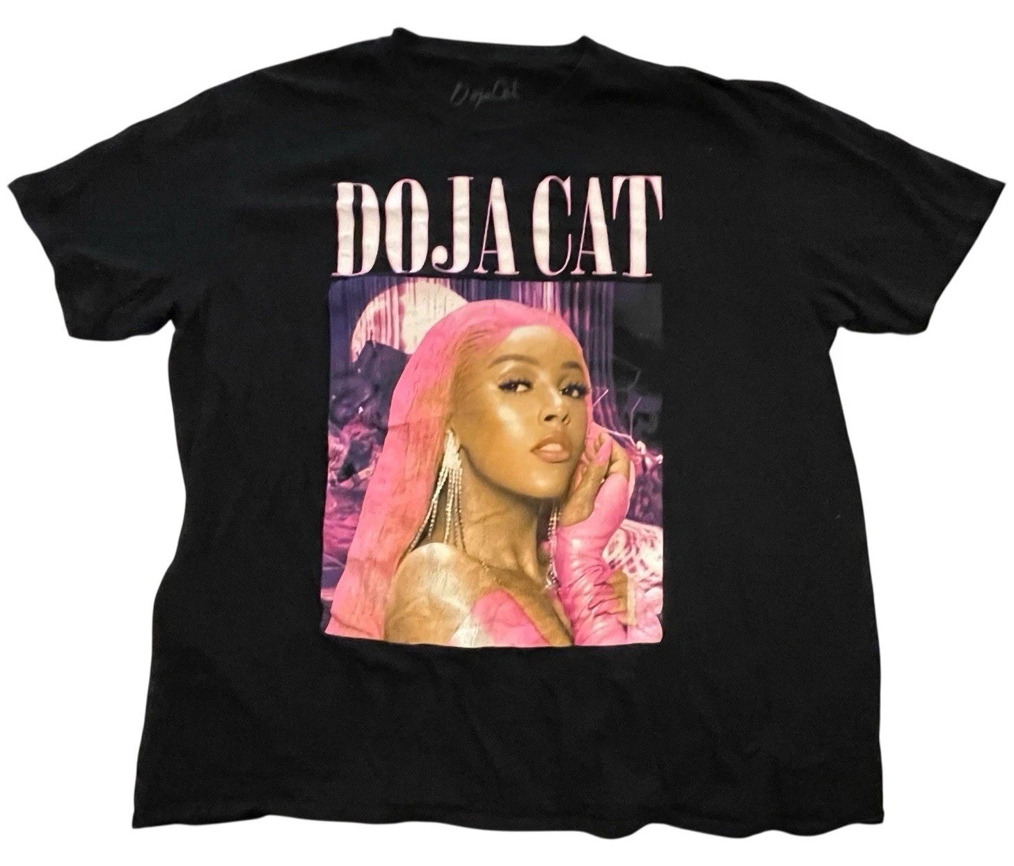 Doja Cat Hot Pink Tour 2020 Concert Black T-Shirt Men’s Adult XXL