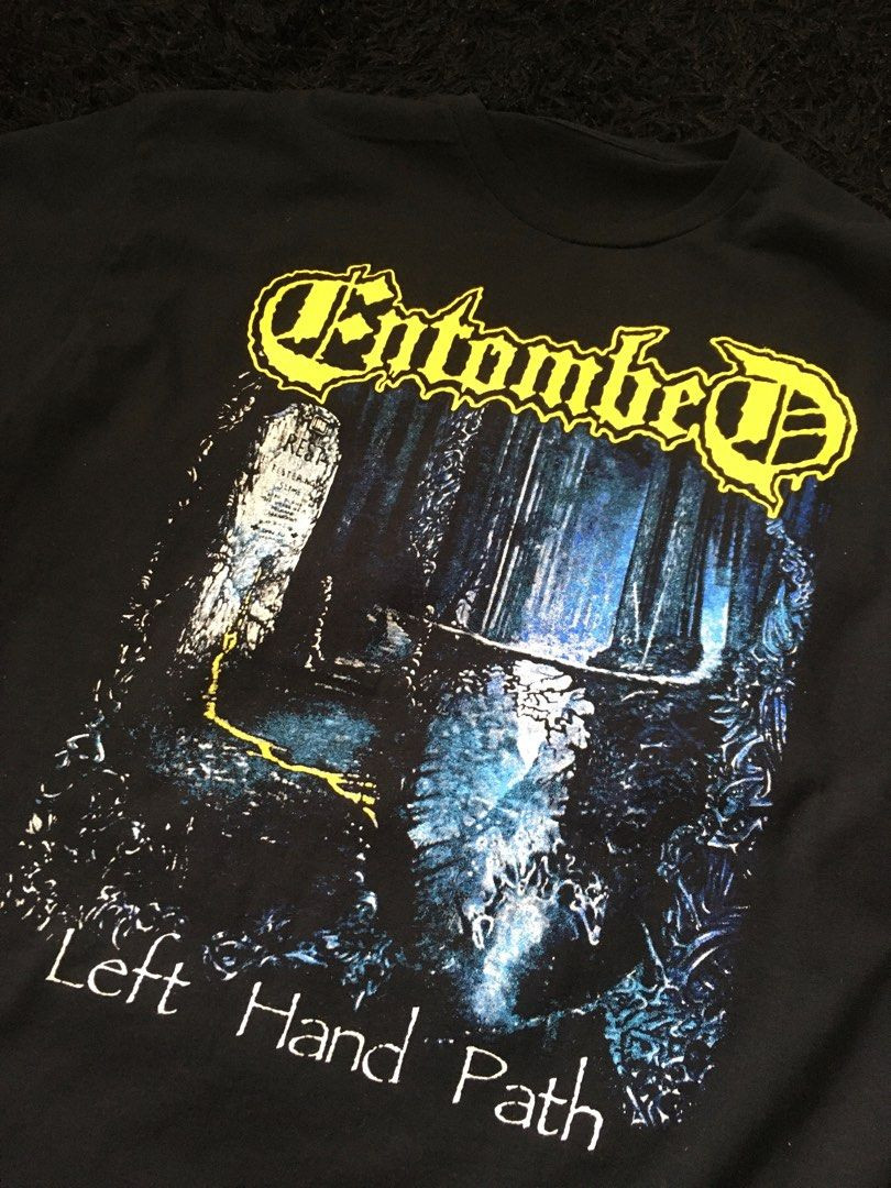 Entombed Band Black T-Shirt Cotton Full Size Unisex S-5XL