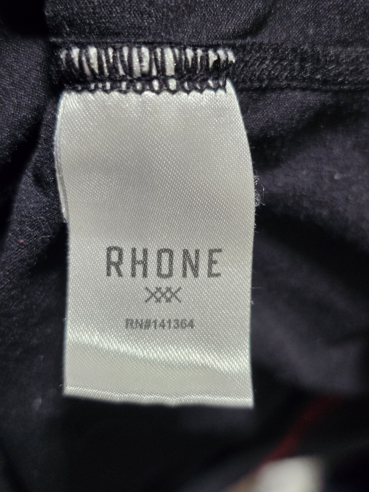 Rhone Men’s Black Reign Long Sleeve Tee Shirt Small