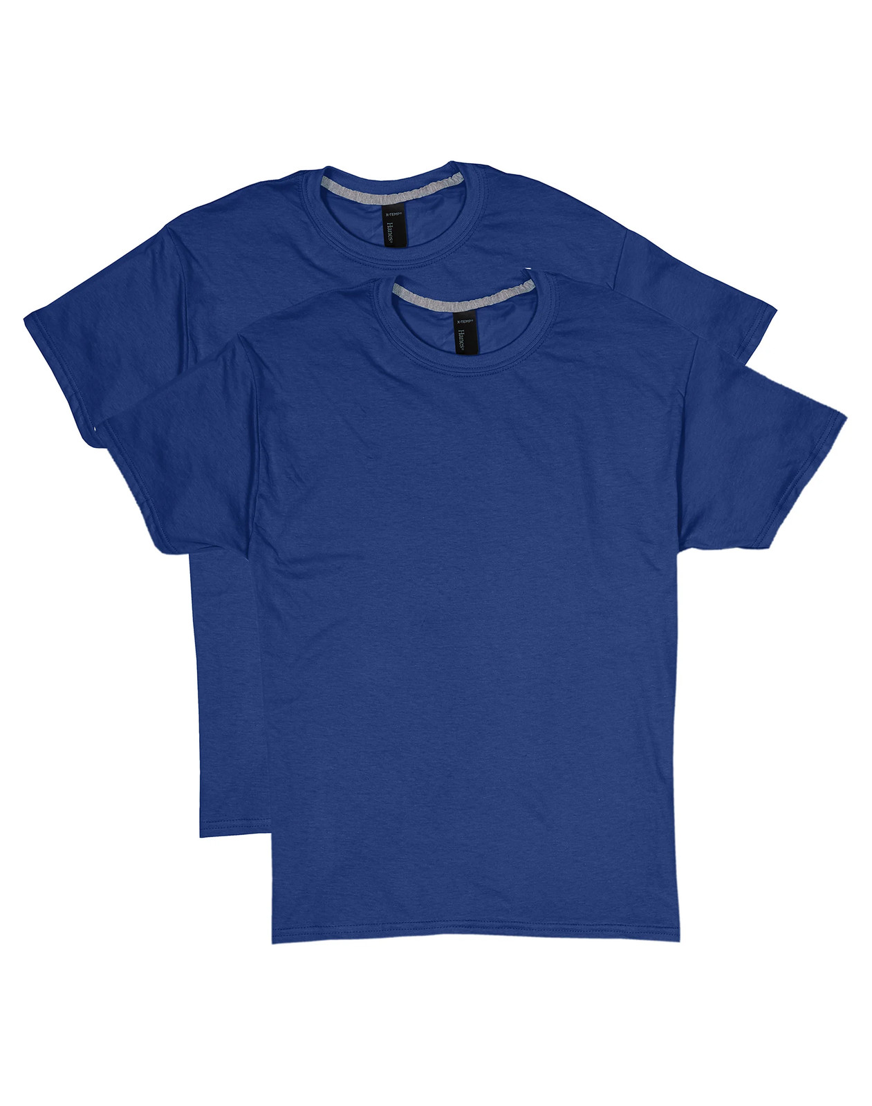Hanes T-Shirt 2-Pack Men’s X-Temp Crewneck Short-Sleeve Wicking UPF Rated S-3XL