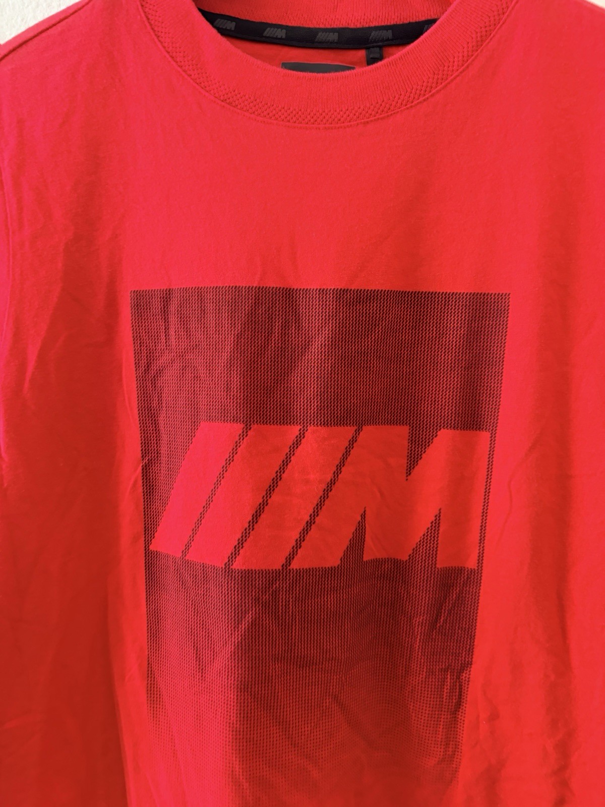 BMW M Motorsport Red Graphic T-Shirt Men’s Size XL