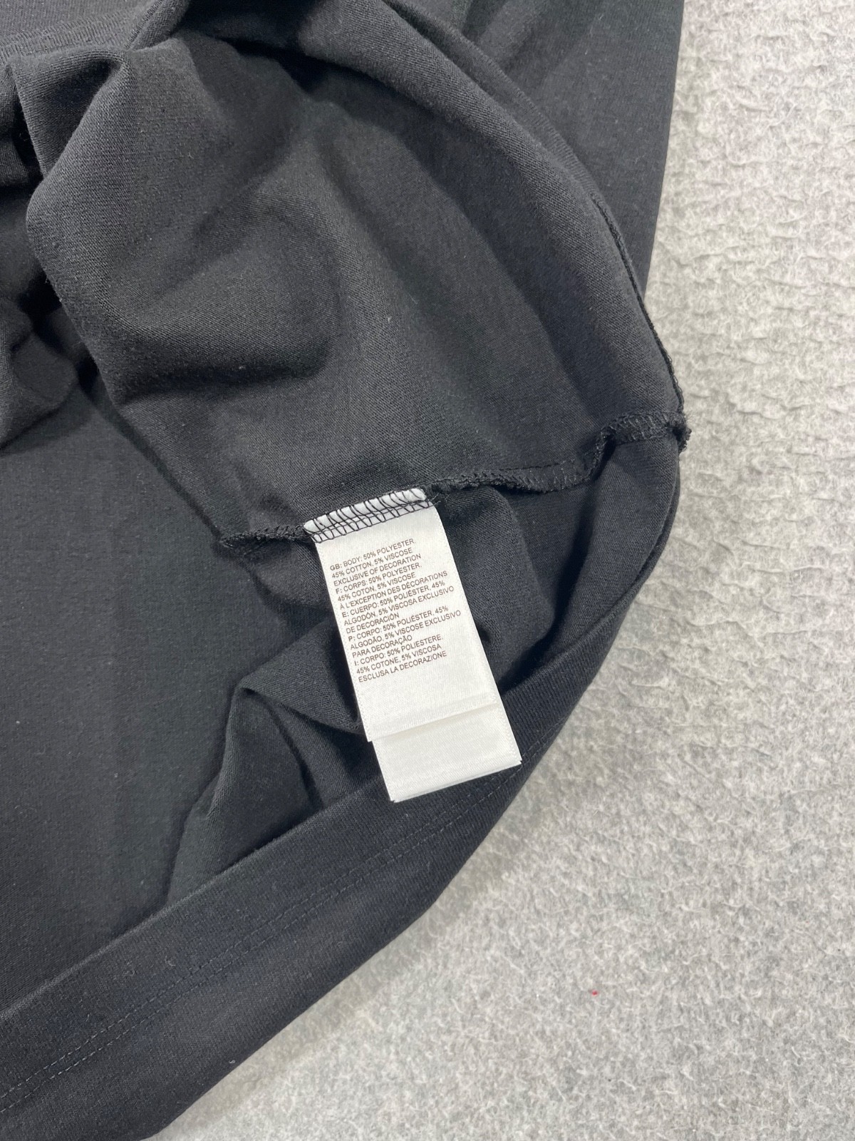 The North Face Logo Play Shirt Mens 2XL Black Long Sleeve Crew Neck Standard Fit