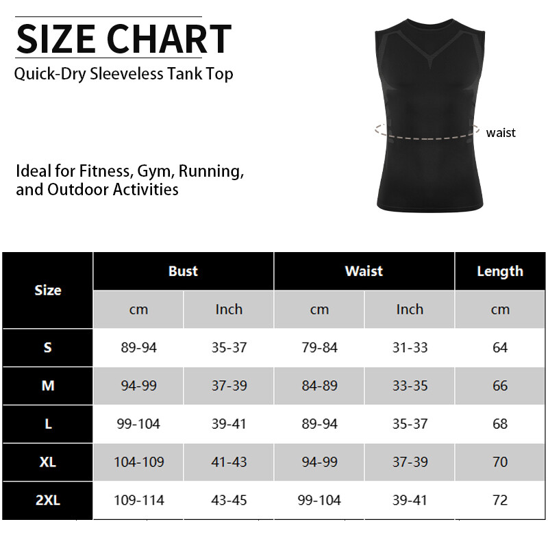 Men Compression Tank Top Workout Shirt Male Slimmer Body Shaper Vest Running Gym