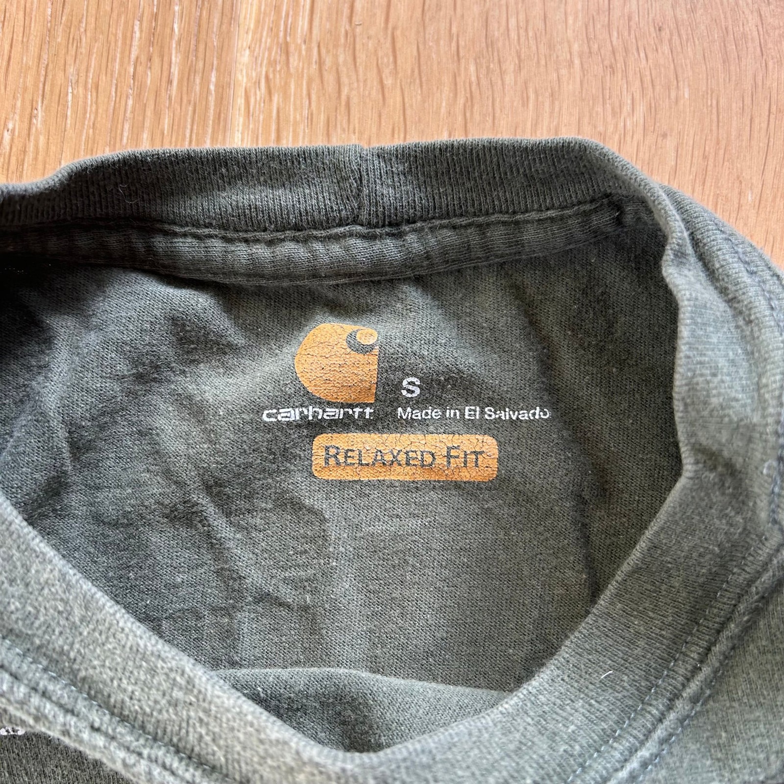 Carhartt Green Relaxed Fit Long-Sleeve Graphic T
