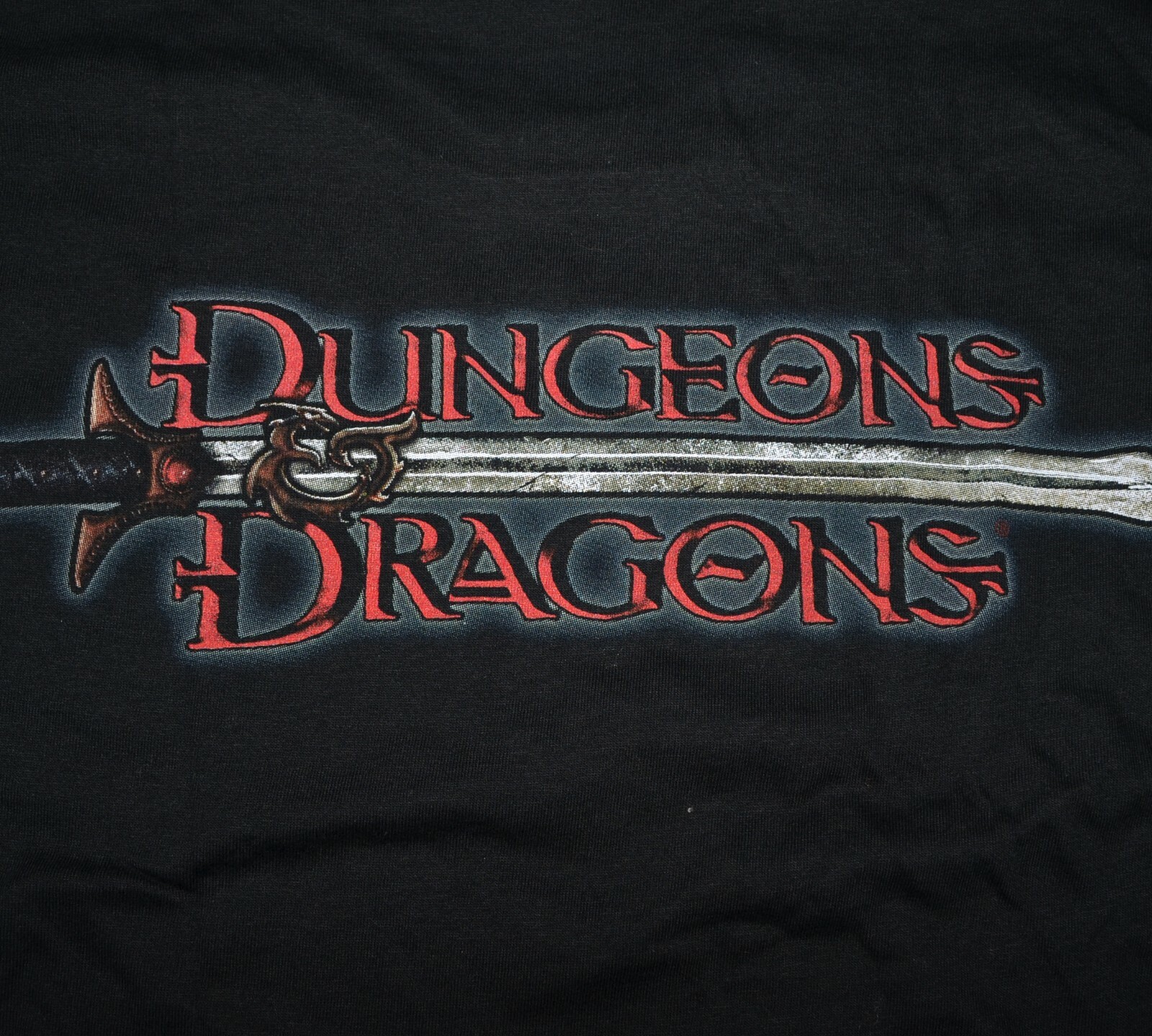 Dungeons & Dragons Vintage REGDAR T Shirt Black XL 2000 D&D Wizards Of The Coast