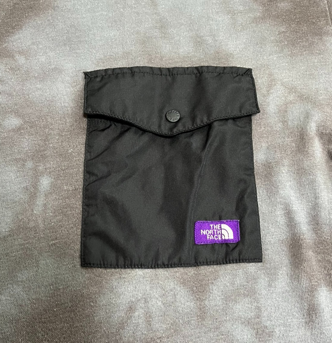 The North Face Purple Label nanamica Pocket T-Shirt Tie Dye Gray XL NT3207N