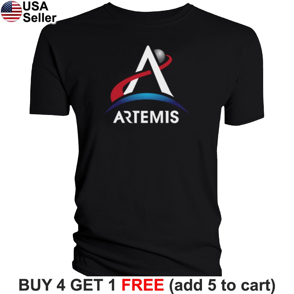 Artemis T-Shirt NASA Space Program II Return to the Moon Mission Mars BAR01