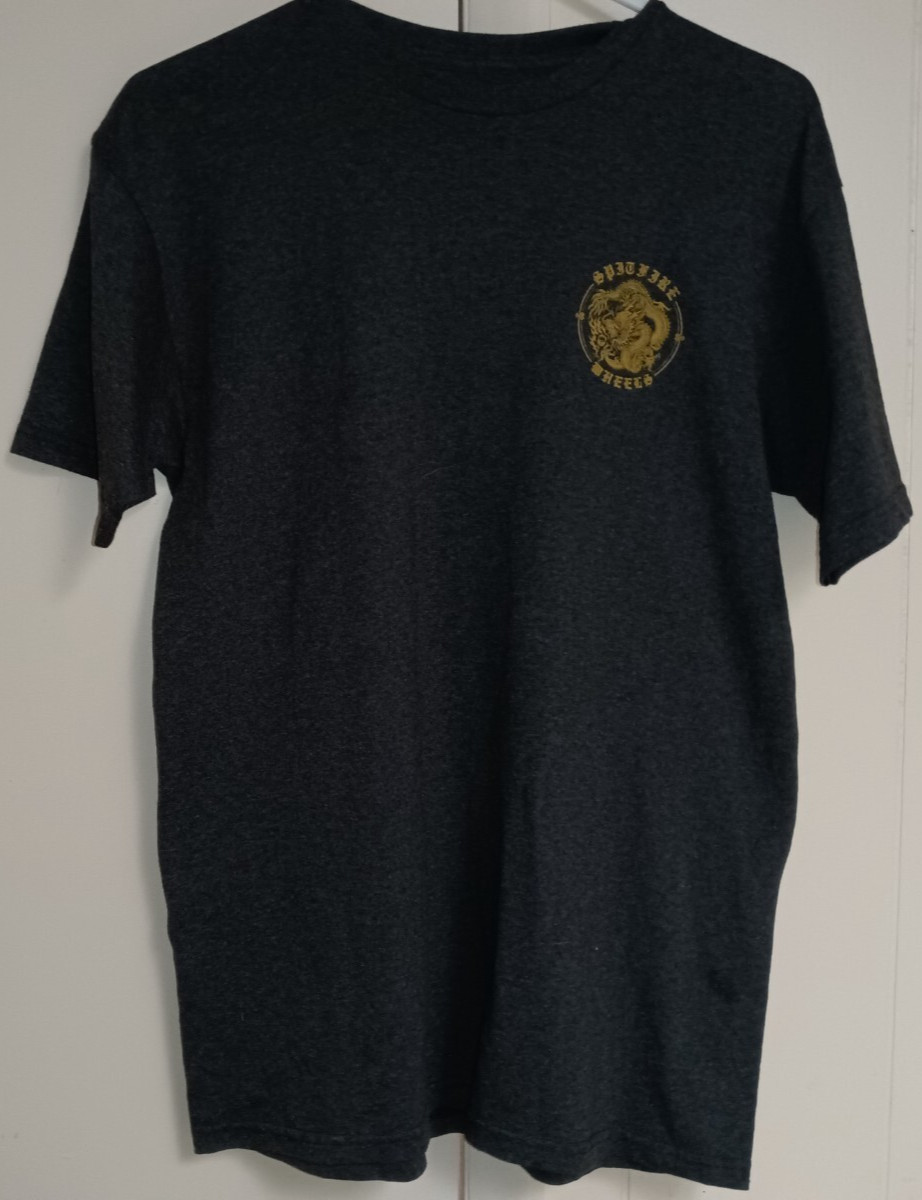 Gray Spitfire Wheels Dragon Shirt Size: M ( W: 19in L: 28 )
