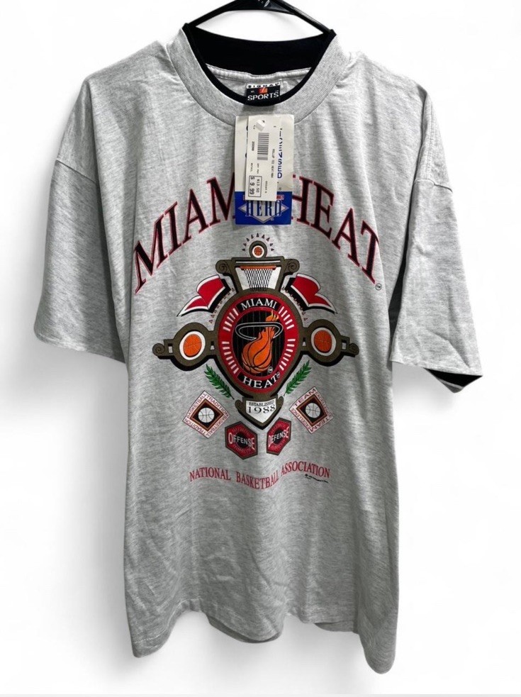VTG 1992 Miami Heat NBA Tee Shirt Size XL signal Sports NWT Vintage Florida 90s