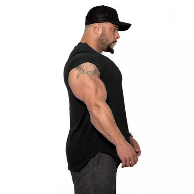 Men’s Gym Soft Fashion Top Quality Solid Vests Workout Fitness Sports Tank Tops