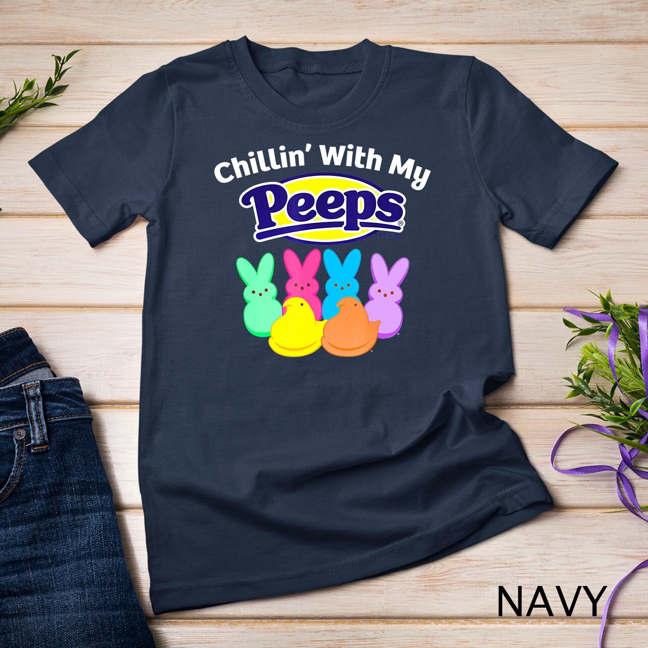 Peeps Easter Chillin’ With My Peeps T-Shirt Unisex T-shirt