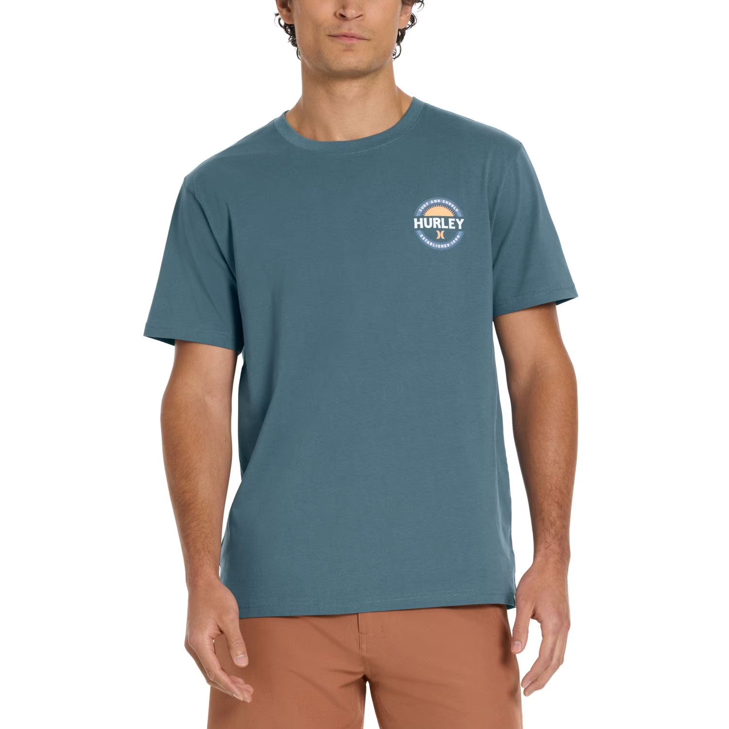 Hurley Men’s Graphic Tee Size Large Blue
