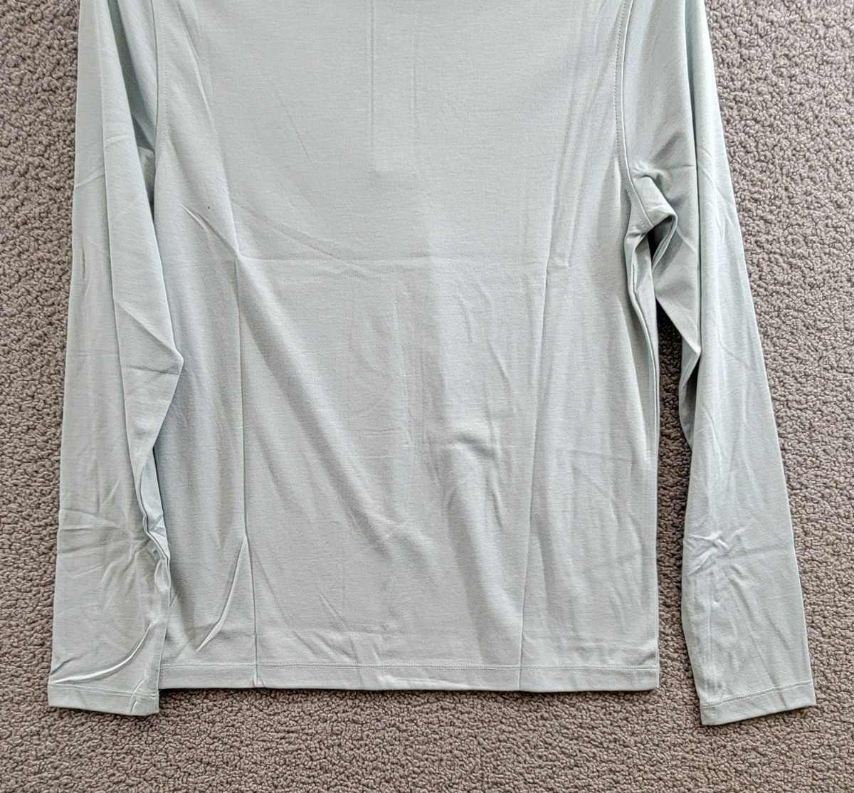 Alfani Alfatech Solid Henley Neck Shirt Men’s S Cloud Blue Long Sleeve Pullover