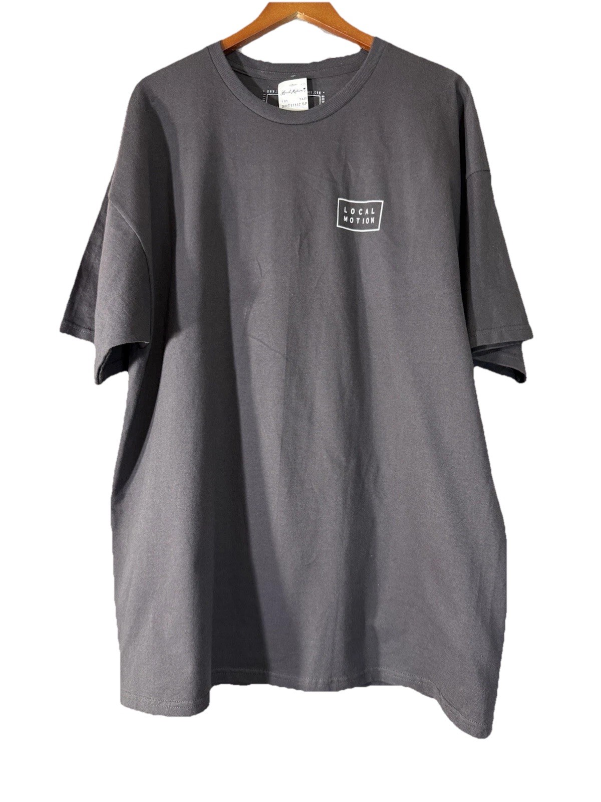 Vintage Local Motion Aloha Is Free Graphic Surf Tee Men’s Size XXL Dark Grey NWT