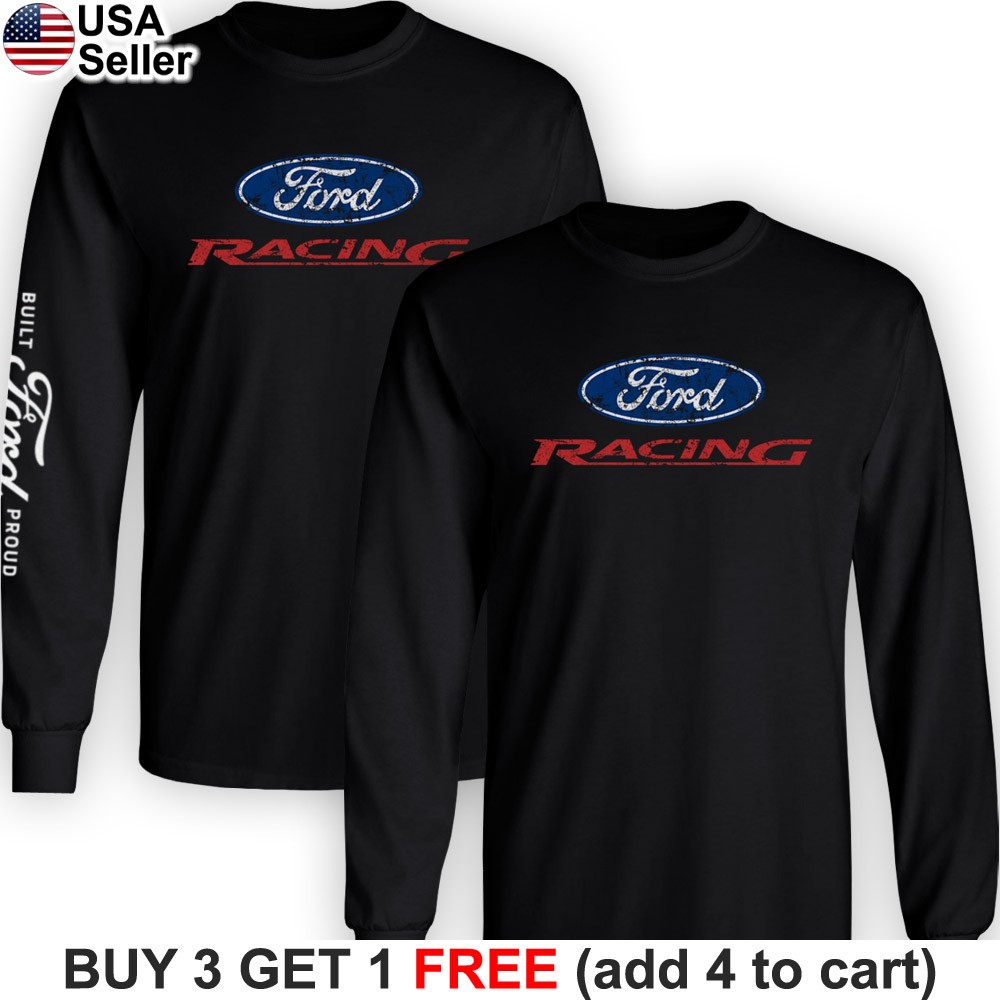 Ford Racing Long Sleeve T-Shirt Sport Mustang Performance Truck F150 F-150 BFD01