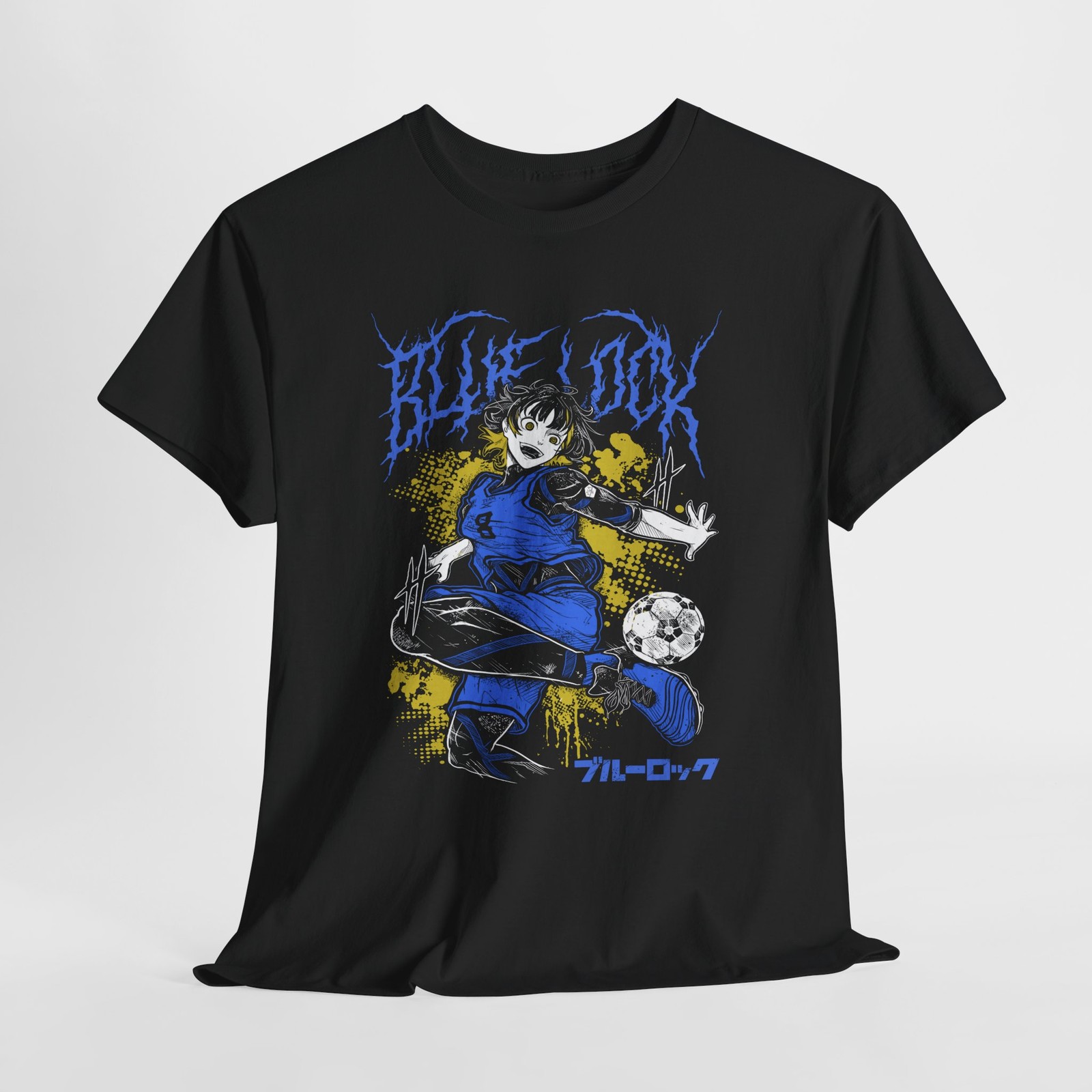 Blue Lock Yoichi Isagi Shirt, Soccer Manga Anime Gift Tee, Anime Football Shirt.