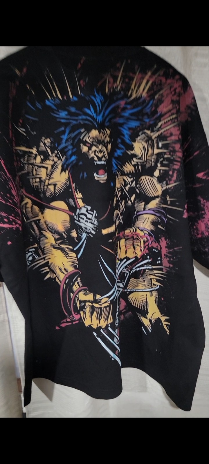 WOLVERINE WEAPON X ON A SHAKA HEAVYWEIGHT GARMET DYED T SHIRT “MODERN”