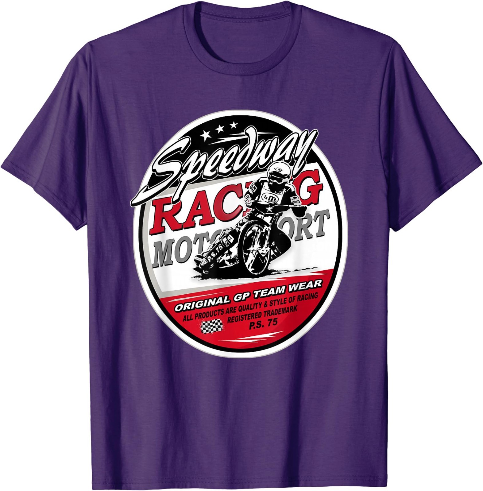 Motorcycle Speedway T-Shirt Flat Track Race T-Shirt