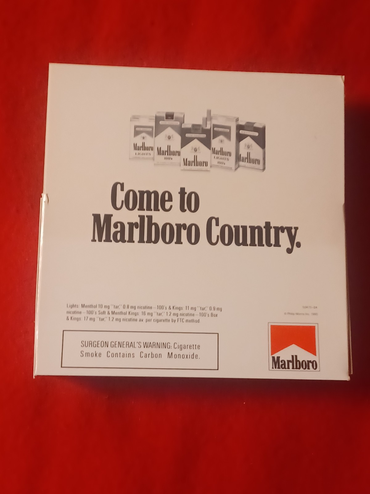 Vintage 90s Marlboro Racing Team Promo T-Shirt XL Size Original Packaging