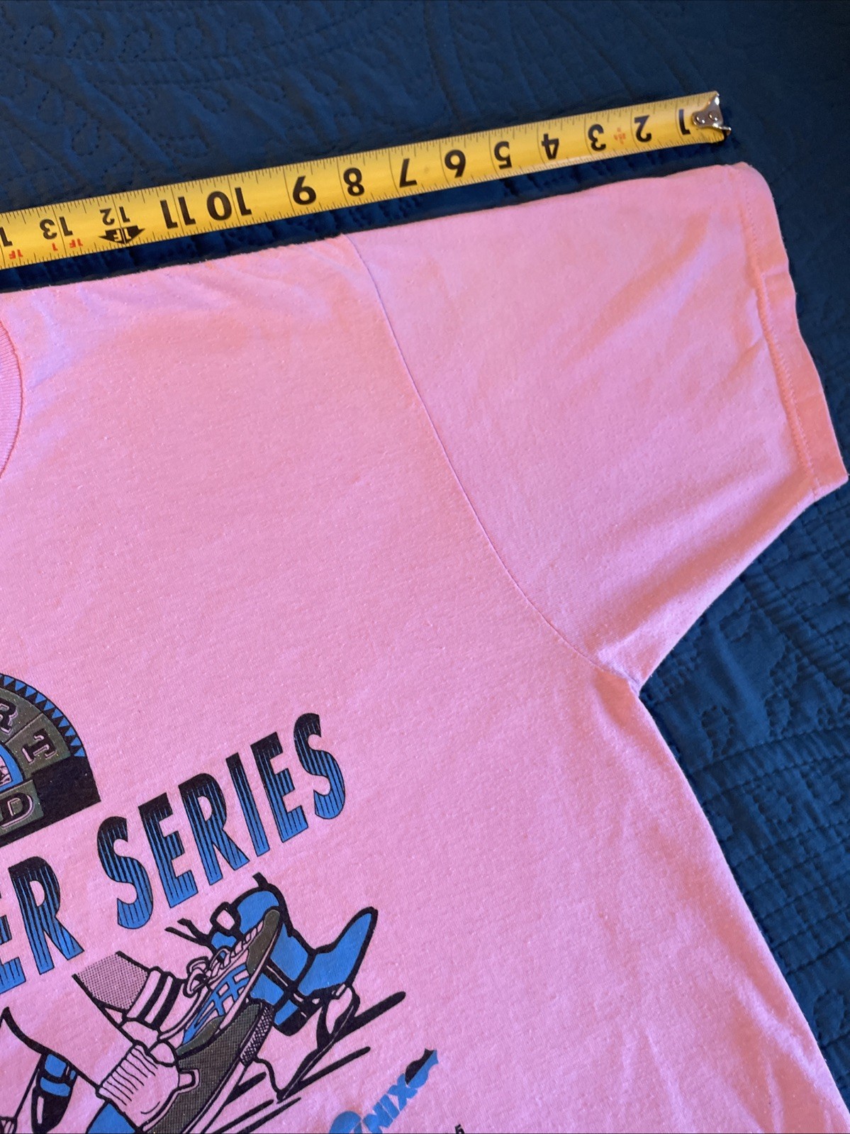 Vintage 1980’s Jerzees Super T Pink Shirt Desert Gold Series 5K Arizona, L