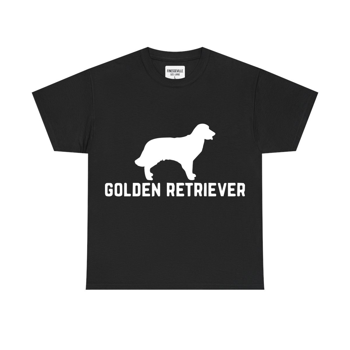 Golden Retriever Silhouette Dog Side Profile T-Shirt