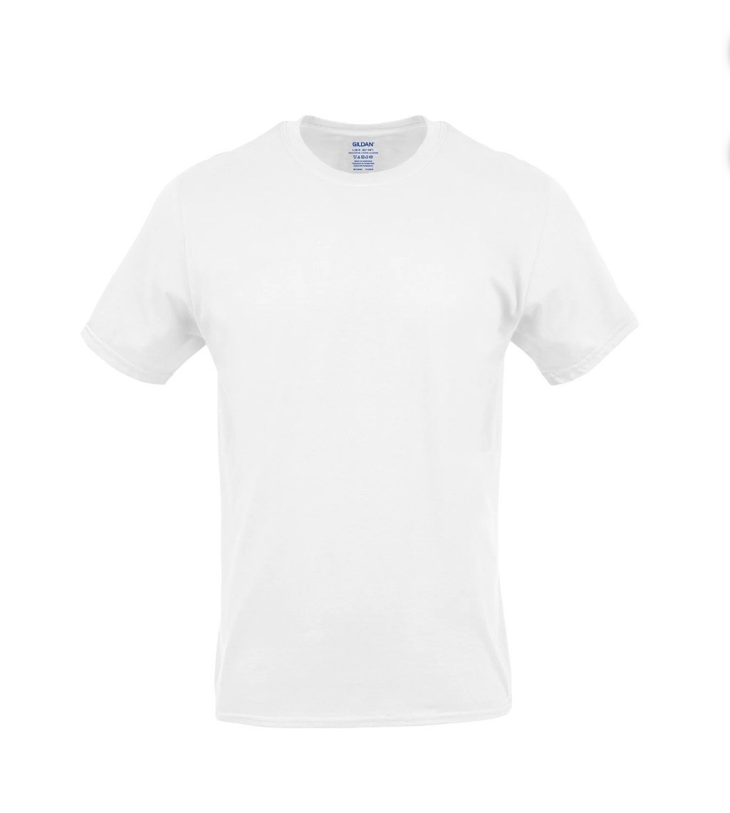 10-Pack GILDAN Men’s Size S Crew Neck T-Shirts Tee Short Sleeve Tag-Free • White