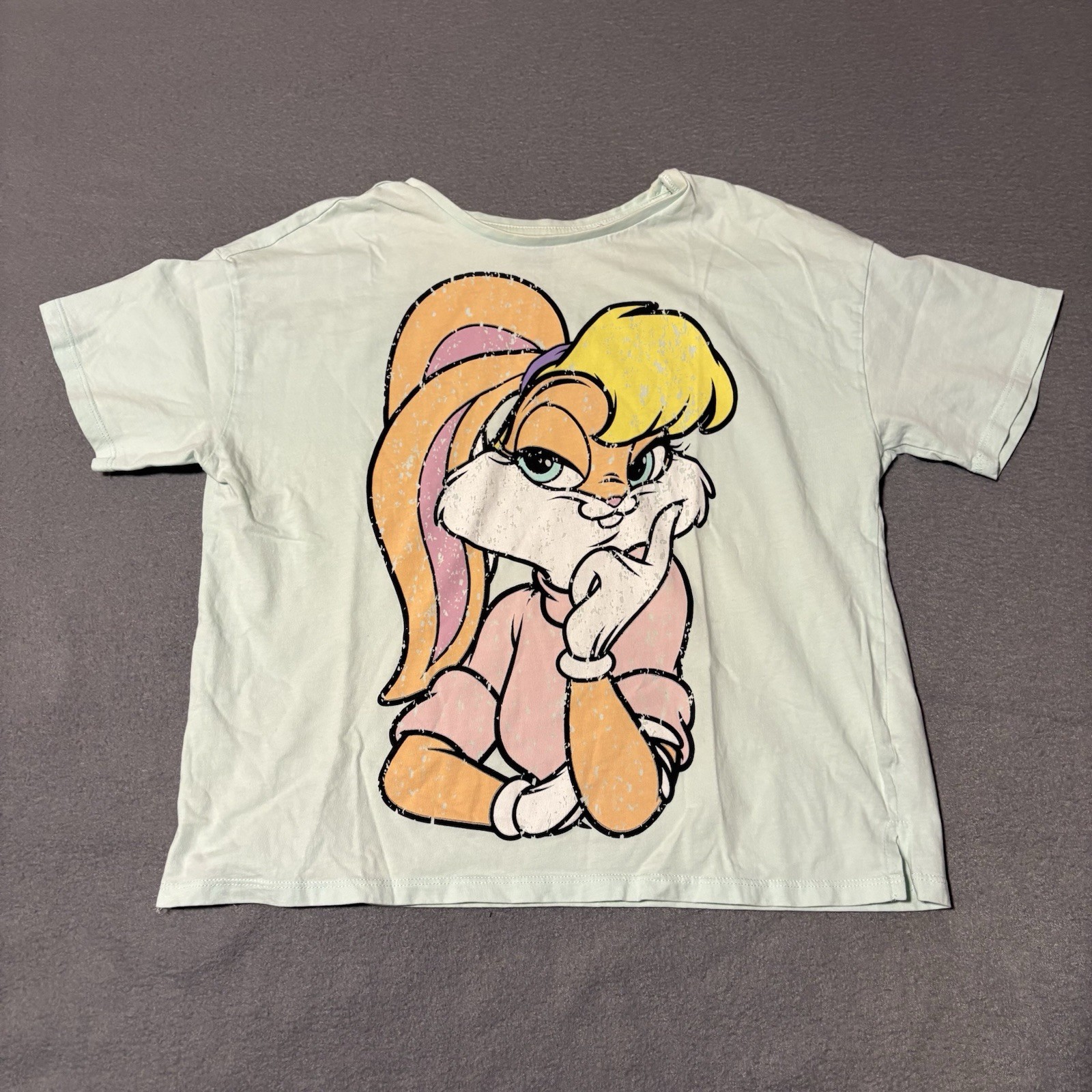 Lot Of 5 T-Shirts Girls 12/14 Nike Guess Hollister Zara Looney Tunes Logo Casual