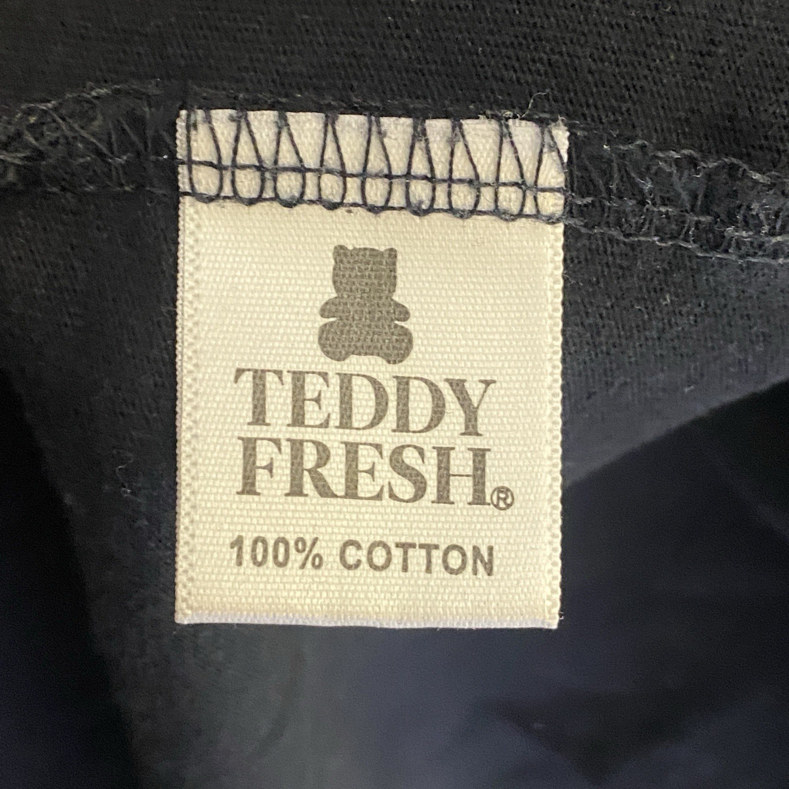Teddy Fresh Shirt Mens Medium Black Tee Center Logo Short Sleeve Youtube H3H3