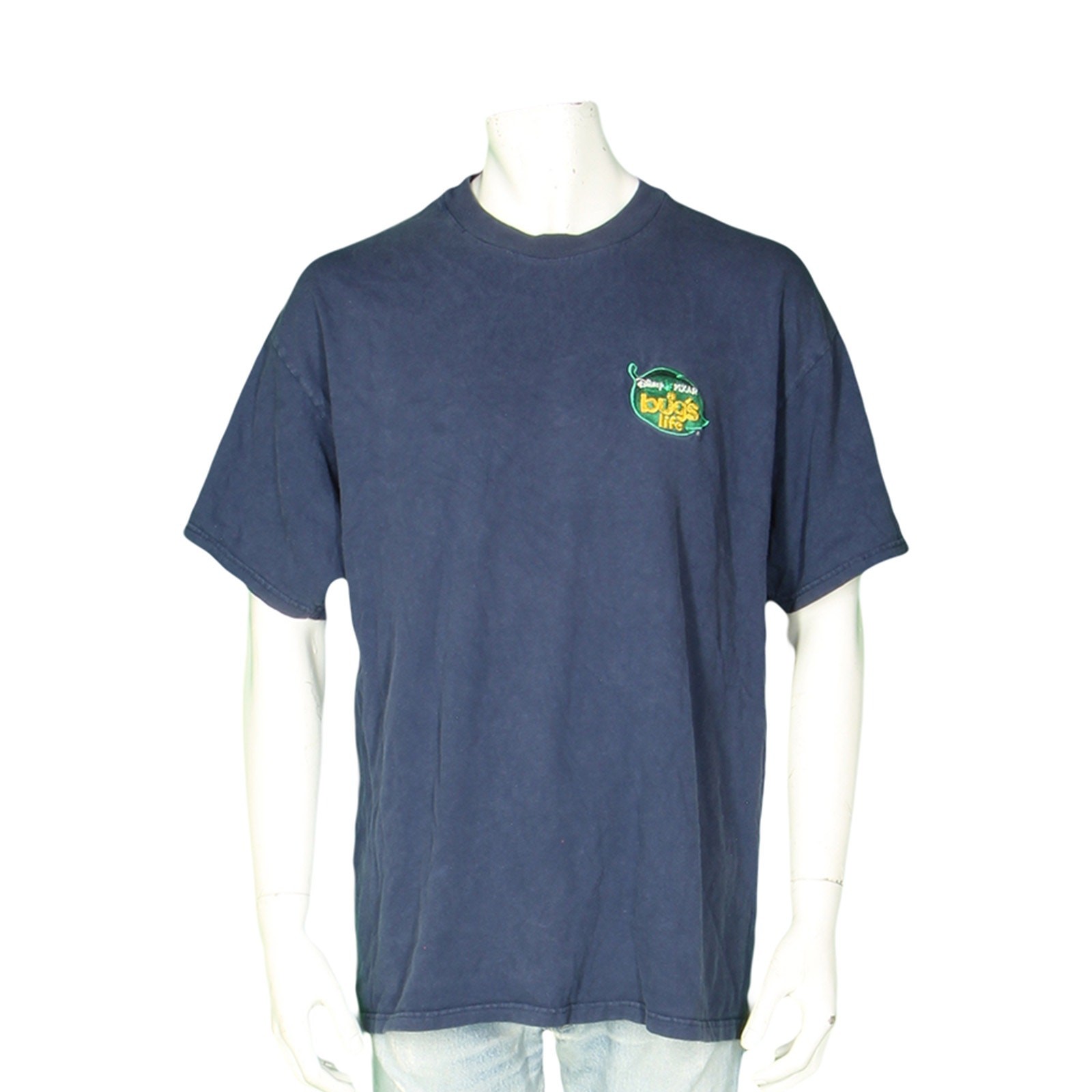 90s Vintage Disney Pixar A Bug’s Life Embroidered Movie Promo T Shirt Tee XL