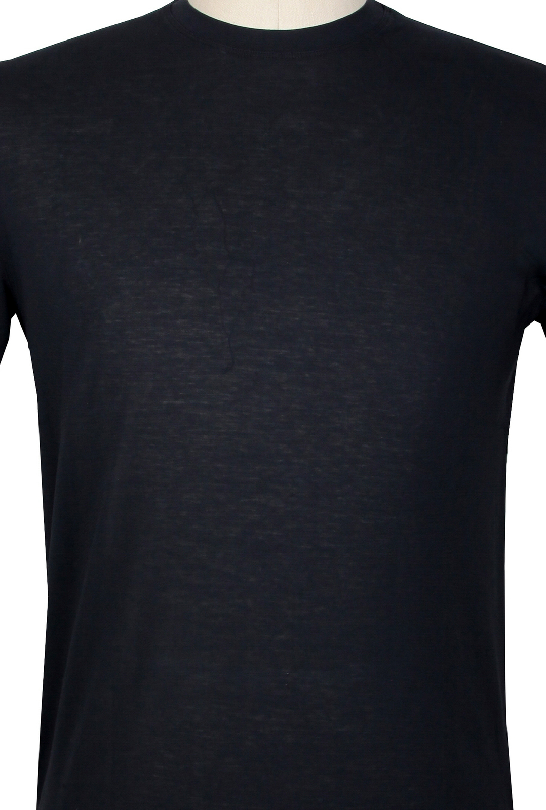 Kired Black Solid Crewneck Cotton T-Shirt – Extra Slim – (KR613231)