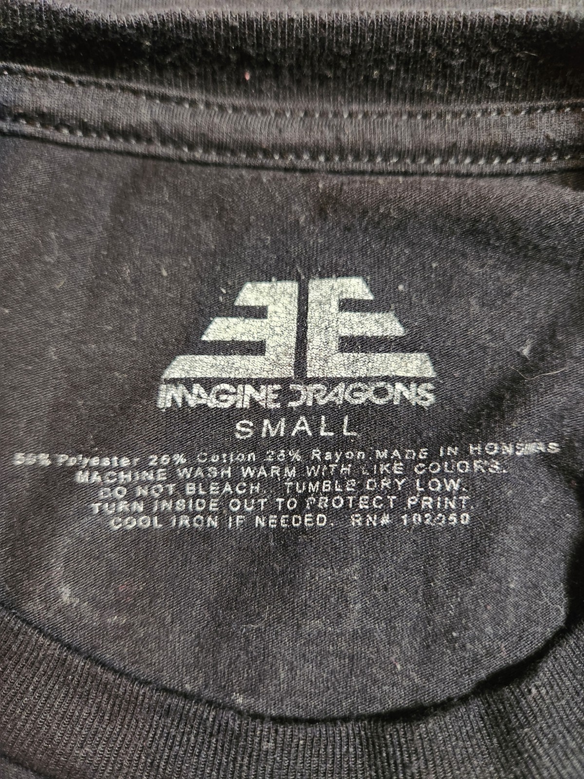 Imagine Dragons Evolve Tour 2017 Tshirt Black Small