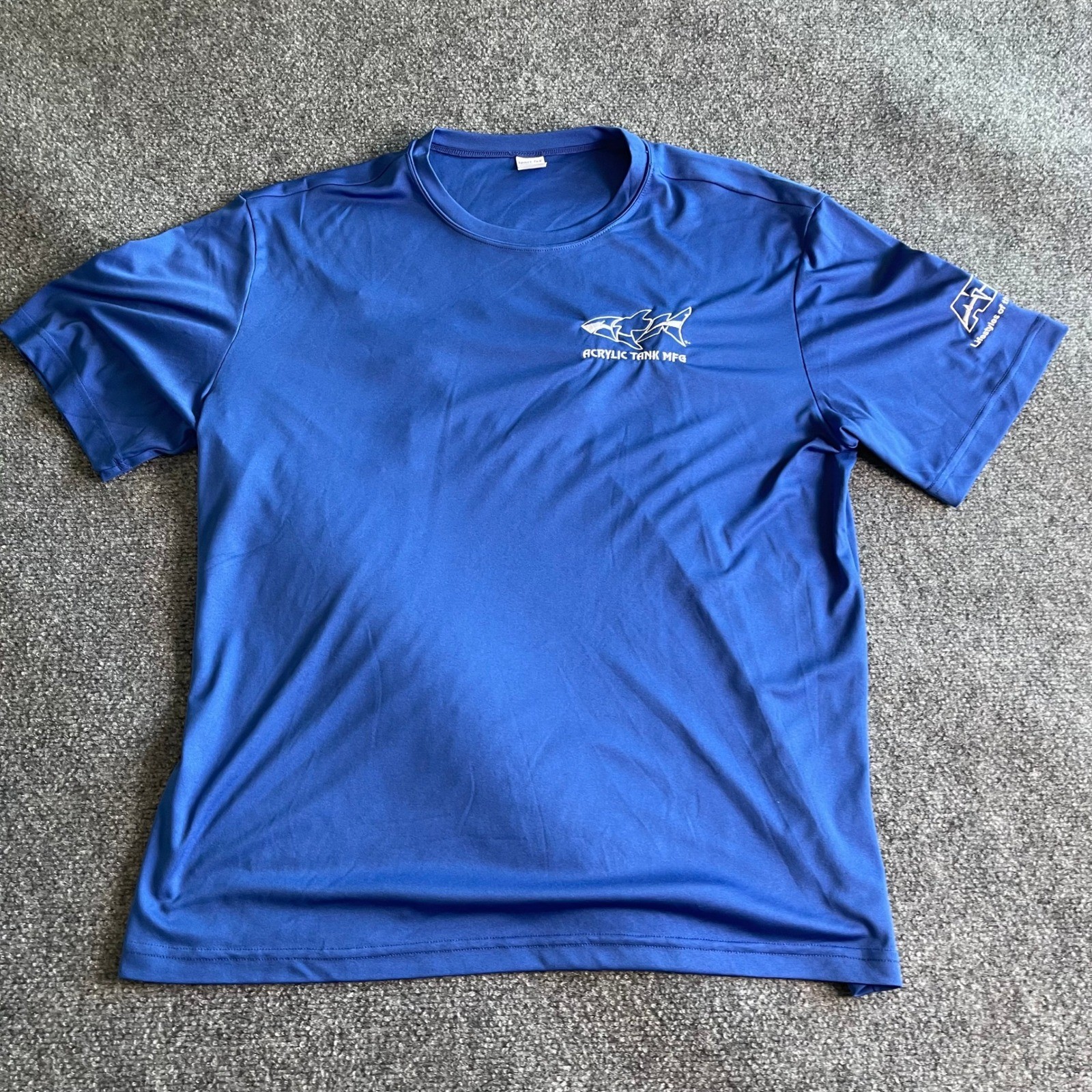 Sport-Tek Acrylic Tank MFG Tanked TV Show Blue Performance Shirt Mens Large ATM